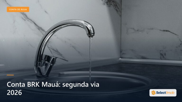 Conta BRK segunda via Mauá: guia essencial 2026